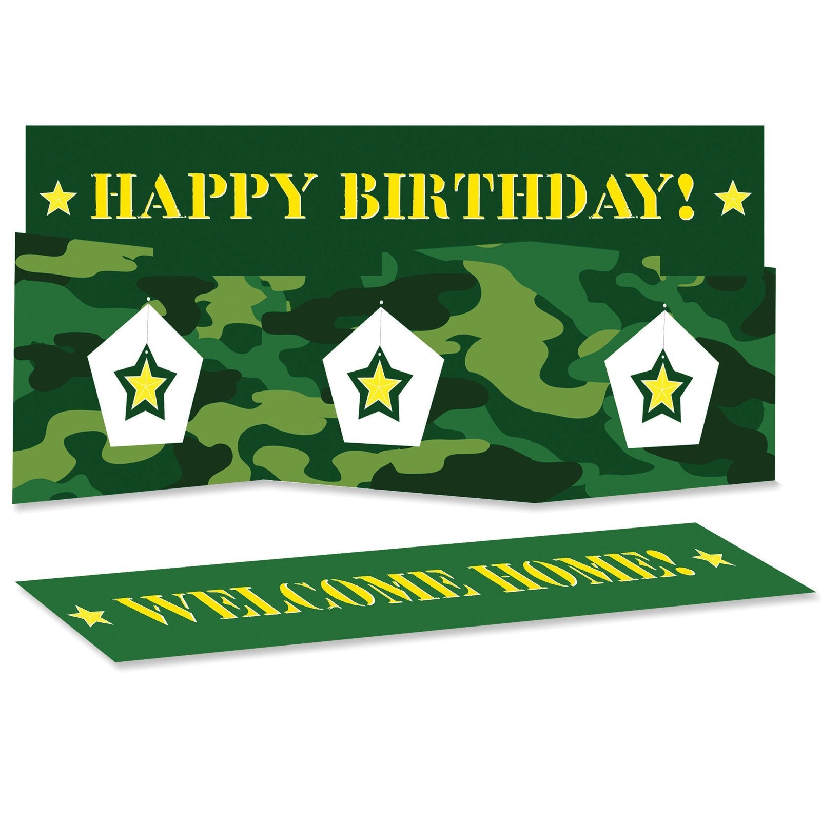 Creative Converting  Camo Gear Centerpiece  Standard