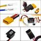 GOUPRC 2S-3S LiPo Metal 80A Brushed ESC Electronic Speed Controller T-plug/XT60 Plugs for 1/10 RC Car RC Boat for use with 540/5