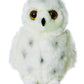Aurora Adorable Flopsie Snowy Stuffed Animal - Playful Ease - Timeless Companions - White 12 Inches