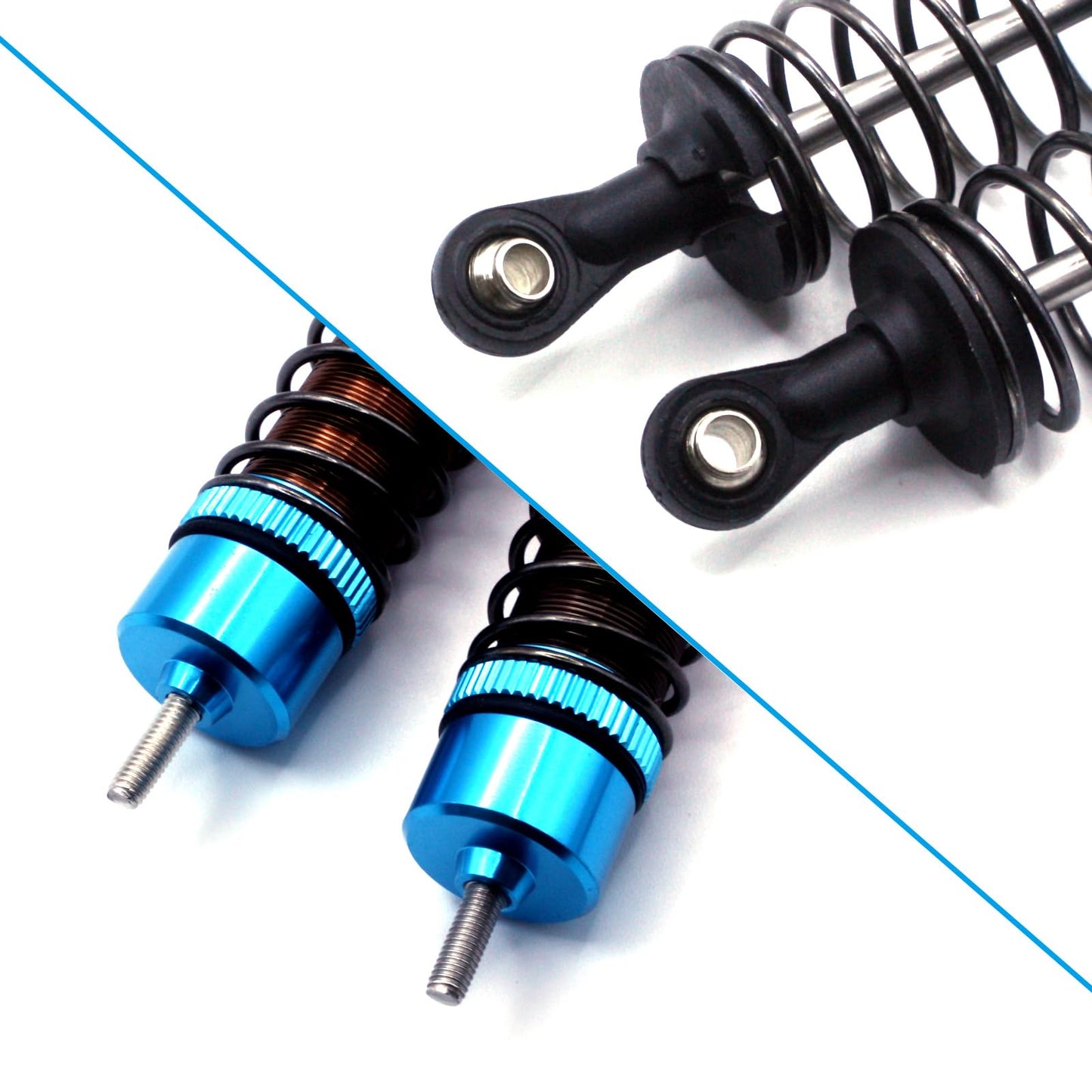 HOBOHY CW01 Oil Shocks Absorber Damper Kit for Tamiya RC Car CW-01 Lunch Box Midnight Pumpkin Chassis Upgrade Parts
