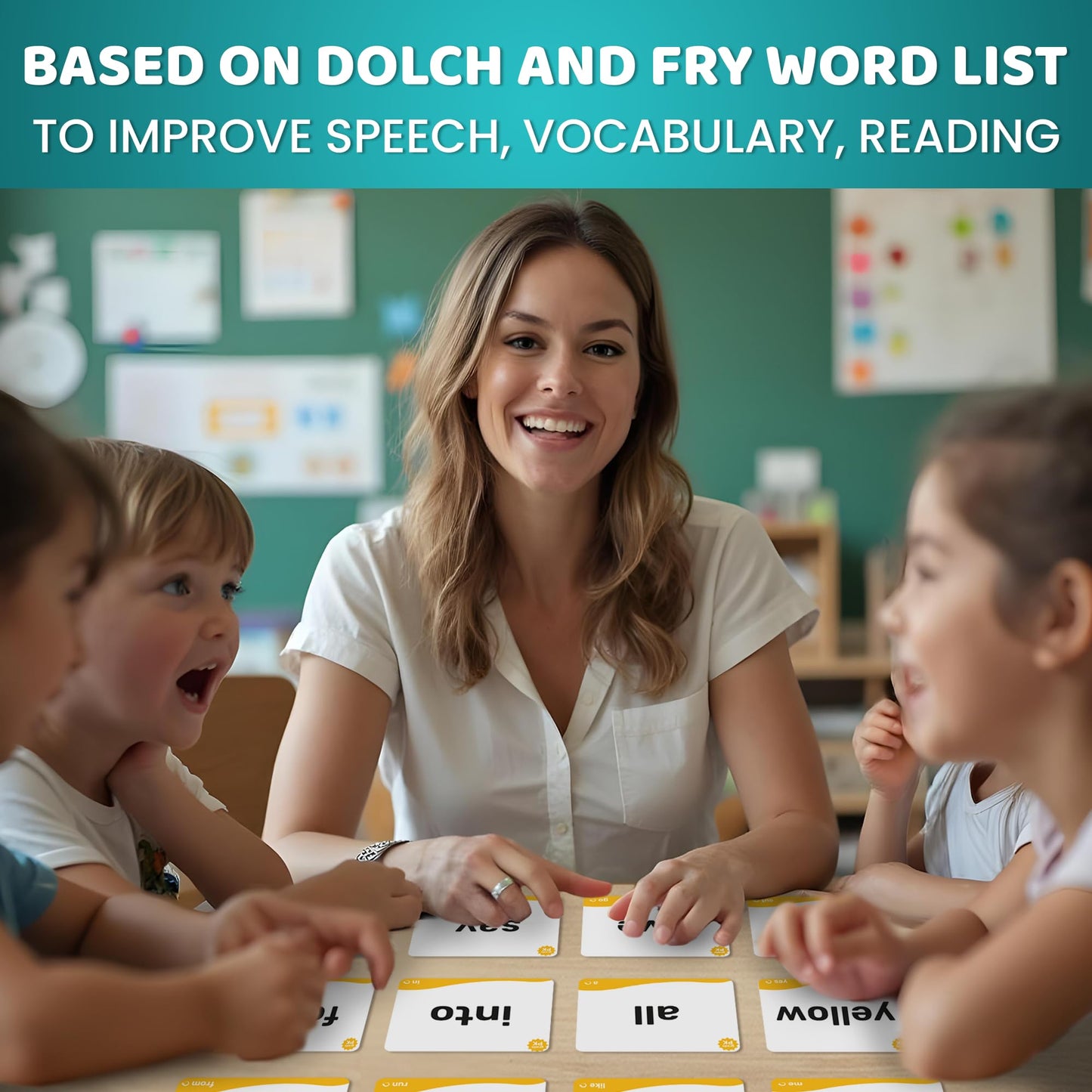 Quokka 520 Sight Words Flash Cards For Kids Adults - Based On Dolch & Fry High Frequency Word Lists - Pre-K To 3Rd Grade - 5 Lev