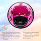 Ride On Bumper Car, 12V Electric Toddlers Car With Remote Control, Safety Belt, Music, Flashing Lights, 360 Degree Spin, Bumper Car For Toddlers,Kids,Pink
