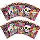 Tiny Mills Day of the Day Coloring Books for Kids with 12 Coloring Books and 48 Crayons, Halloween Party Favors, Dia de Los Muer
