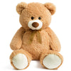 HollyHOME 36" Tan Big Teddy Bear Stuffed Animal - Plush Toy for Kids & Girlfriend, Model HYHHT-BEAR36-TAN