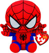 Ty Spiderman Plush Toy, Regular Size, Red/Blue, Model 41188, Soft Plush Material