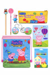 Le Delite Cartoon Pig Return Gifts For Kids I Papa Pig Gift Set Bag With Diary, Pen, Pencil,Eraser, School Stationary Pouch, Bad