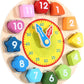 Countrylink Montessori Wooden Shape Sorting Clock Toy For Toddlers | Time Learning Puzzle Game For Kids | Early Education Math &