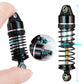 BRKRC Aluminum Front Rear Shocks Absorber RC Damper for Arrma 1/18 Granite Typhon Mojave Grom RC Crawler Upgrade (Black&Silver)