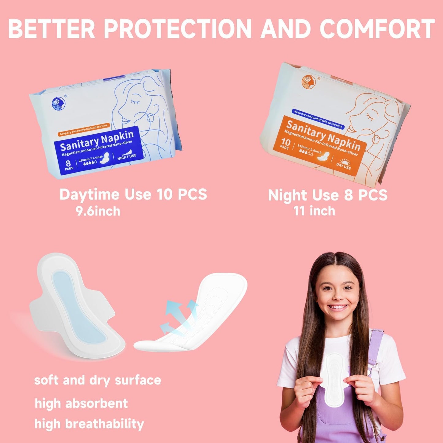 Jajoagia First Period Kit For Girls 9-12 - Period Starter Kit For Tweens - Period Comfort Kits For Girls 10-12 - First Period Gi