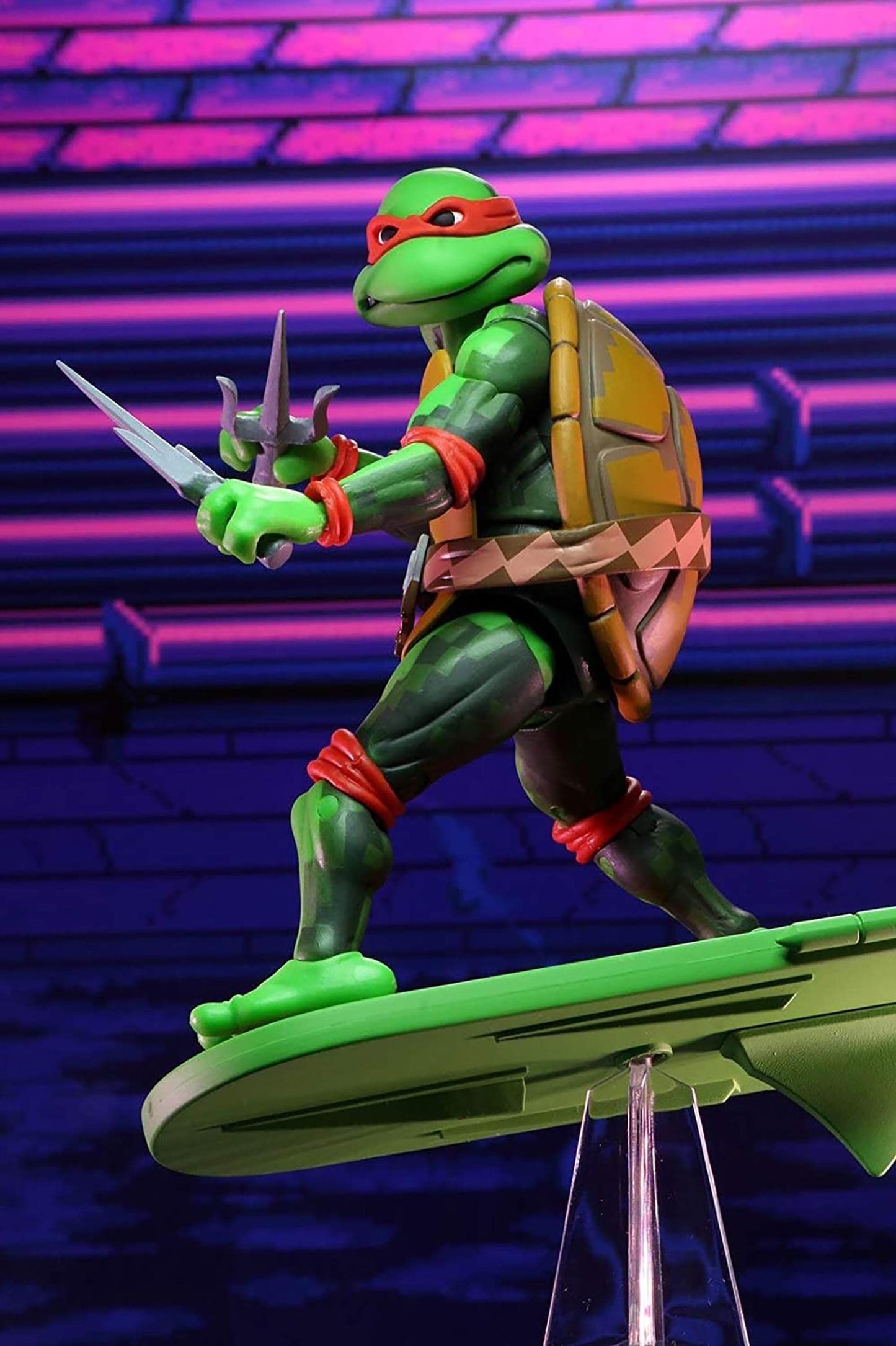 NECA Teenage Mutant Ninja Turtles Action Figure - Raphael - 7" Scale - Plastic - As Shown - Model 54116