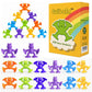 Suction Cup Toys for Toddlers 1-3, 24PCS Silicone Suction Toys for Baby, No-Hole Mold-Free Bath Toys, Sensory Building & Fidget 