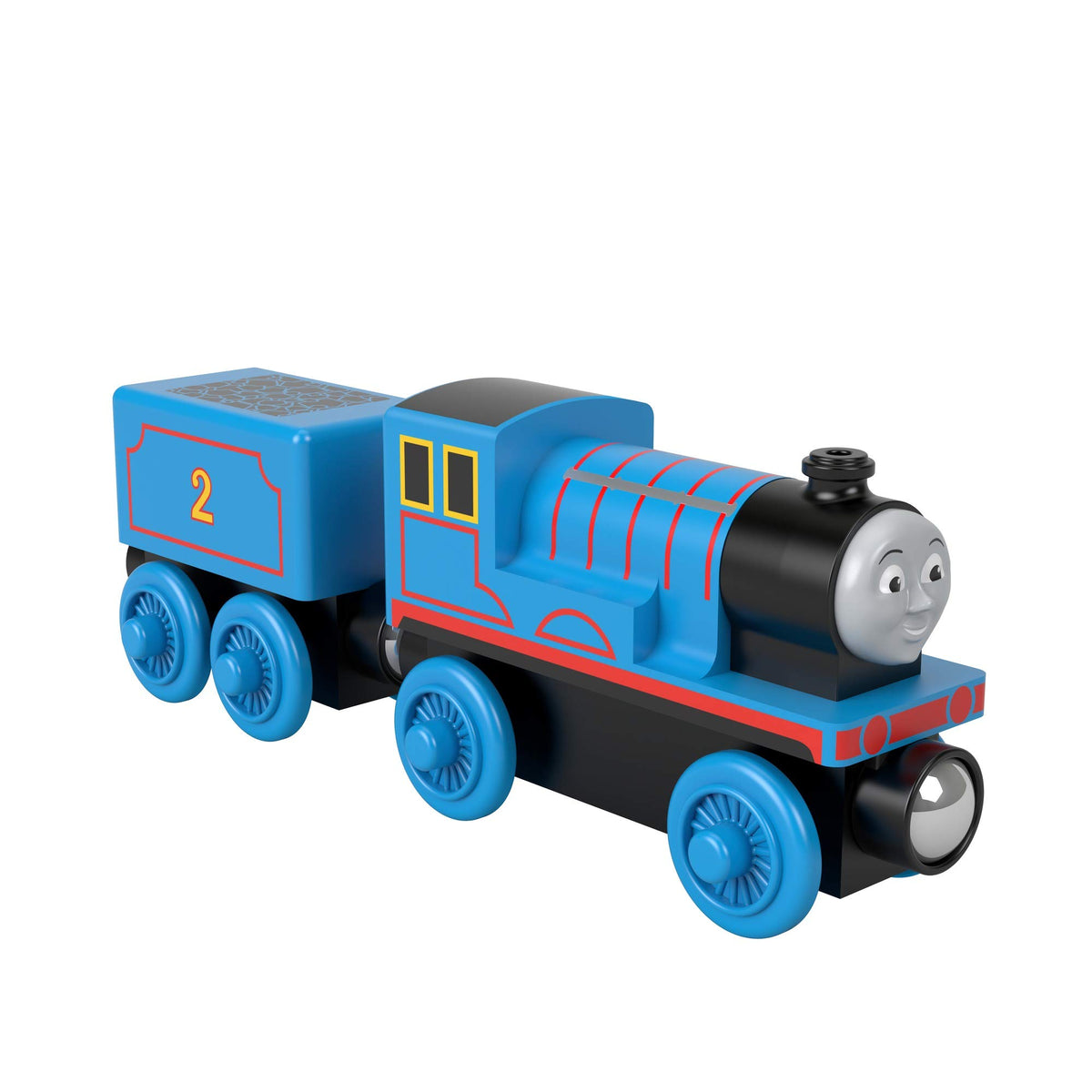 Thomas & Friends Wood Edward Pushalong Train Engine For Toddlers And Preschool Kids Ages 2 Years And Up