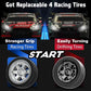 Sakeye RC Drift Car - 2.4GHz 4WD Hobby Racing Car, Black, with Lights and Drifting Tires, Rechargeable, For Adults & Kids