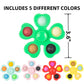 24 Pcs Fidget Spinners Bulk-Mini Pop Bubble Fidget Spinner Toys For Kids Teens Adults Party Favors Games,Birthday Return Gifts G