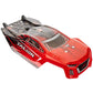 ARRMA AR406135 Body Red/Black Pntd W/Decal Talion 6S BLX