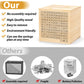 Hchangen Wooden Savings Challenge Box For Adults Kids, Wood Coin Piggy Bank, Must Break To Open Cash Savings Box For $2000 Targe