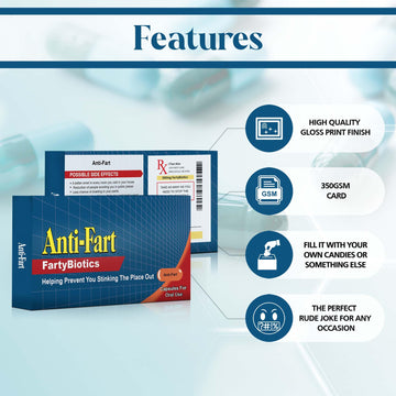 Valentines Day Gifts Joke Pill Box Prank Anti Fart Funny Gifts for Fathers Day Rude mature-themed Gifts for Men Birthday Anniversary Christmas Valentines Day Gift Ideas