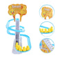 Zerodeko Small Duck Climbing Stair Toy With Music And Light, Cute Animal Slide Track Toy For Toddler