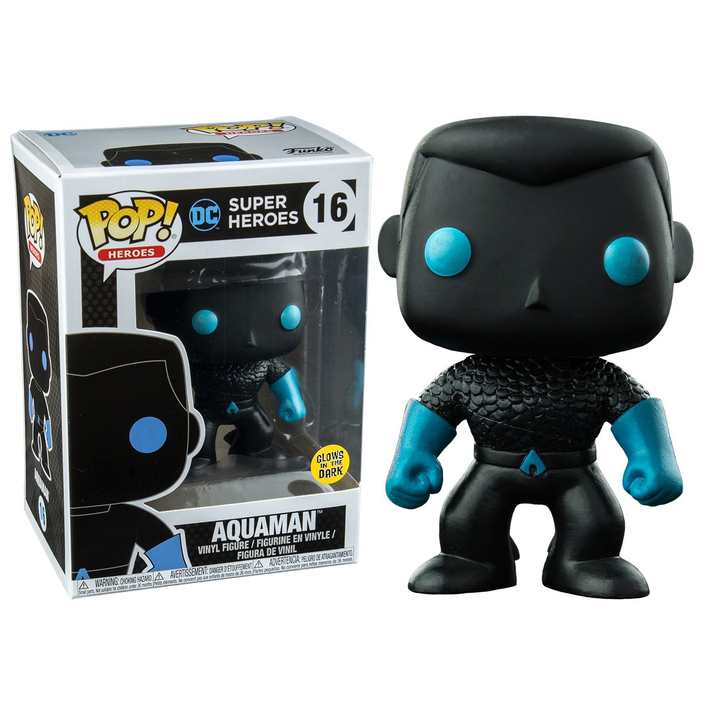 Justice League Aquaman Silhouette Gitd Pop! Figure - Ee Excl