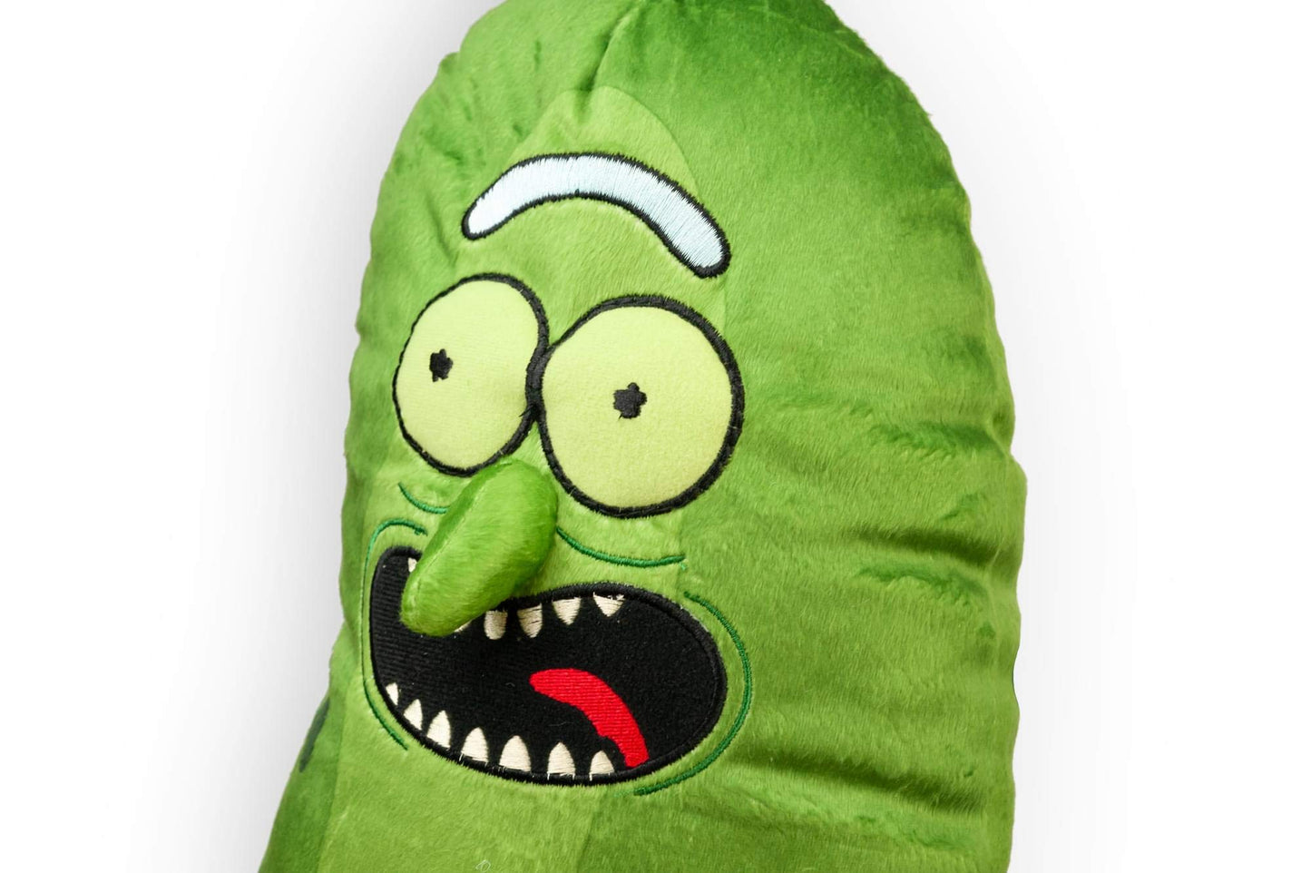 Rick and Morty Pickle Rick Plush Toy Pillow - 20" Green Stuffed Scientist Collectible