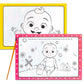 Bendon Cocomelon Paint with Water Set - Reusable Mess-Free Art Kit for Kids with Coloring Book, Stickers & Surprise Brush