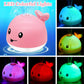 Baby Bath Toys 6-12 Months - Rechargeable Toddla Whale Bath Toys Sprinkler Light Up Pool Bathtub Tub Toys For Toddlers Infants K