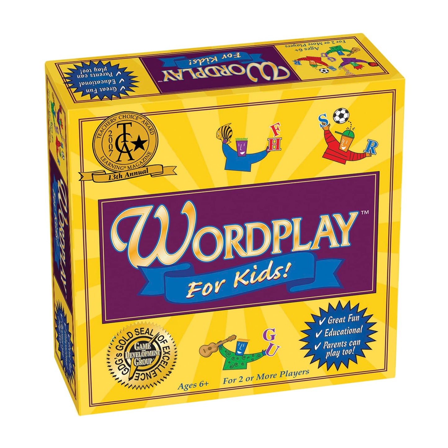 Game Development Group Wordplay for Kids - Fun Educational Game, Multicolored, Ages 6+, Model 11128