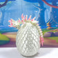 3D Printed Dragon With Egg, Articulated 6'' Pink And White Cherry Blossom Baby Dragon, Fidget Adhd Autism Toy Bd004-Wht