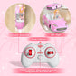 HapKid Pink Remote Control Car for Girls, 1:18 Scale RC Cars with LED Light, 2.4 GHZ Pink Truck Toy with 100 Min Long-Lasting Re