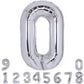 40 Inch Number 20 Balloon Silver Jumbo Giant Big Large Number 20 Foil Mylar Silver Balloons 20Th Birthday Party Anniversary Deco