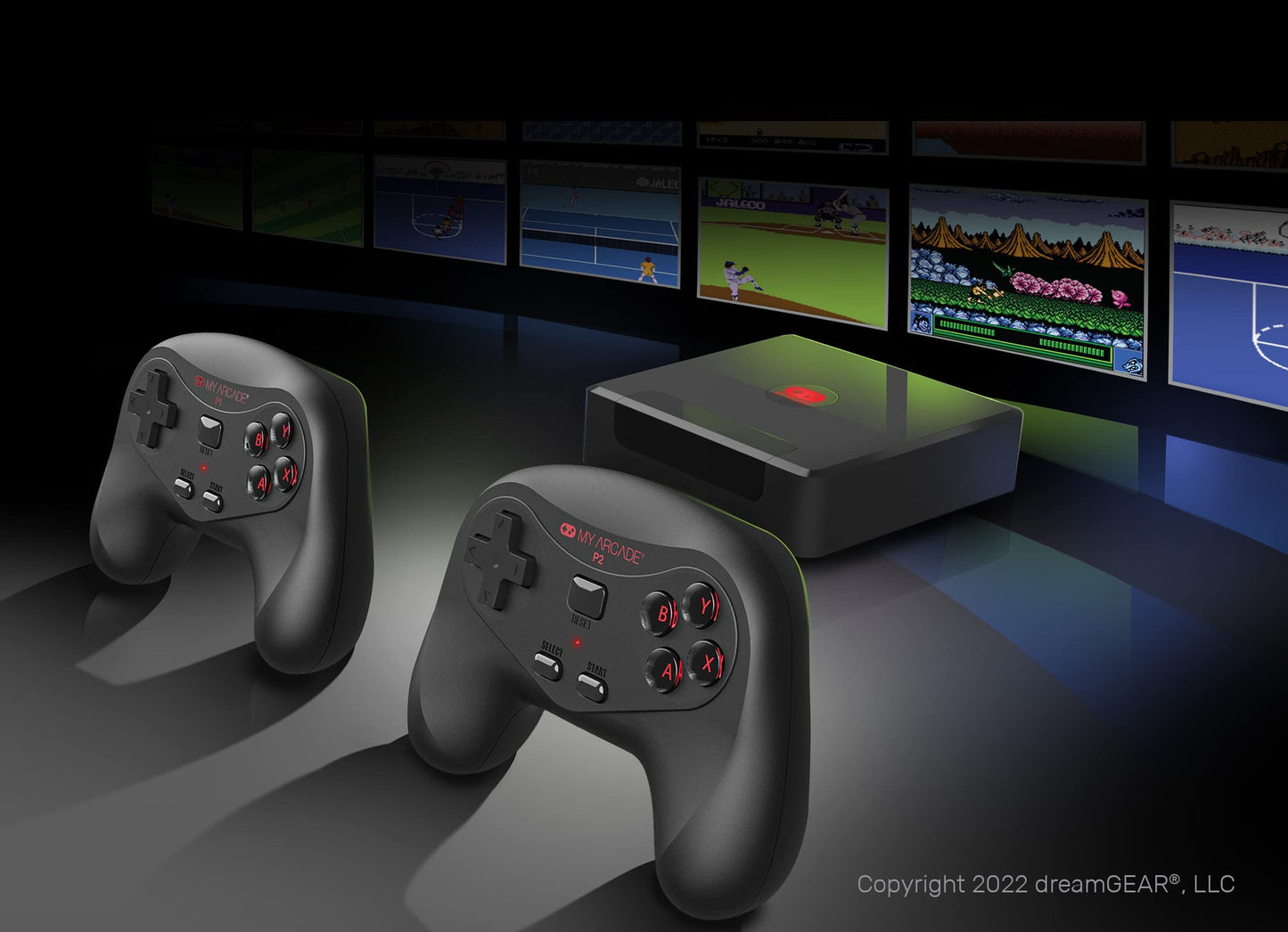 My Arcade GameStation Wireless HD Console, DGUNL-4144, Black, 250+ Games, Plug and Play, Plastic
