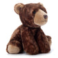 The Petting Zoo Brown Bear Plush Toy, 9 inch Stuffed Animal, Gifts for Kids, Soft Plush, Model 420115