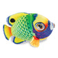 Real Planet Sea Life Plush - Soft Stuffed Animal Gift For Kids All Ages, Sea Ocean Fishing Plushie, Fun Christmas Birthday Gifts (Striped Angel Fish, 6.5') (Green)