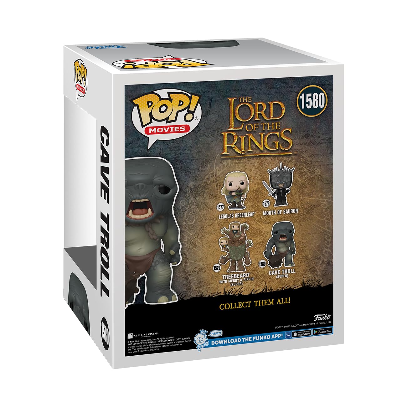Funko POP! Vinyl Figure - Lord of The Rings Cave Troll - Multicolor Collectable - Model 80830 - Official Merchandise for Kids & Adults