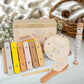 Wooden Musical Instruments Set for Toddlers 1-3, Natural Wood Percussion Instruments Xylophone Gift Set for Girls Boys Kids ,Pre