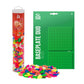 Plus Plus 240 Piece Interlocking Building Blocks For Kids, Open Ended Connecting Toys, Stem Bin Mini Manipulatives - Neon Mix Play Tube & Baseplate