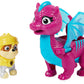 Paw Patrol  Rescue Knights Rubble and Dragon Blizzie Action Figures Set  Kids Toys for Ages 3 and up