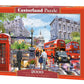 CASTORLAND 2000 Piece Jigsaw Puzzles  Spring in London  City Center  Red Bus  UK  Great Britain  Puzzle of England  mature-themed Puzzles  Castorland C-200788-2