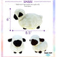 Puzzled DolliBu Valais Blacknose Sheep Super Soft Stuffed Animal, Cute Realistic Stuffed Animals for Girls. Boys and Adults Anim