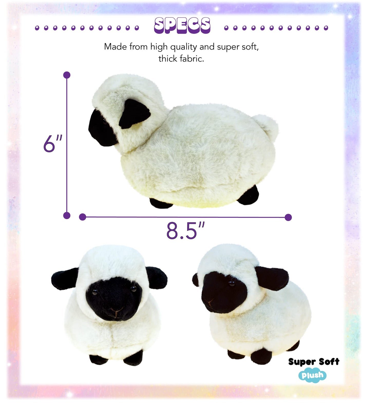Puzzled DolliBu Valais Blacknose Sheep Super Soft Stuffed Animal, Cute Realistic Stuffed Animals for Girls. Boys and Adults Anim
