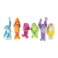 Fun Express Monkey Stuffed Animal Plush Bulk Pack - 12 Neon Long Armed Gorilla Toys for Kids Birthday Party Favors | Small Safari Jungle Animals for Decorations  Prizes & Gifts | enhanced Quality
