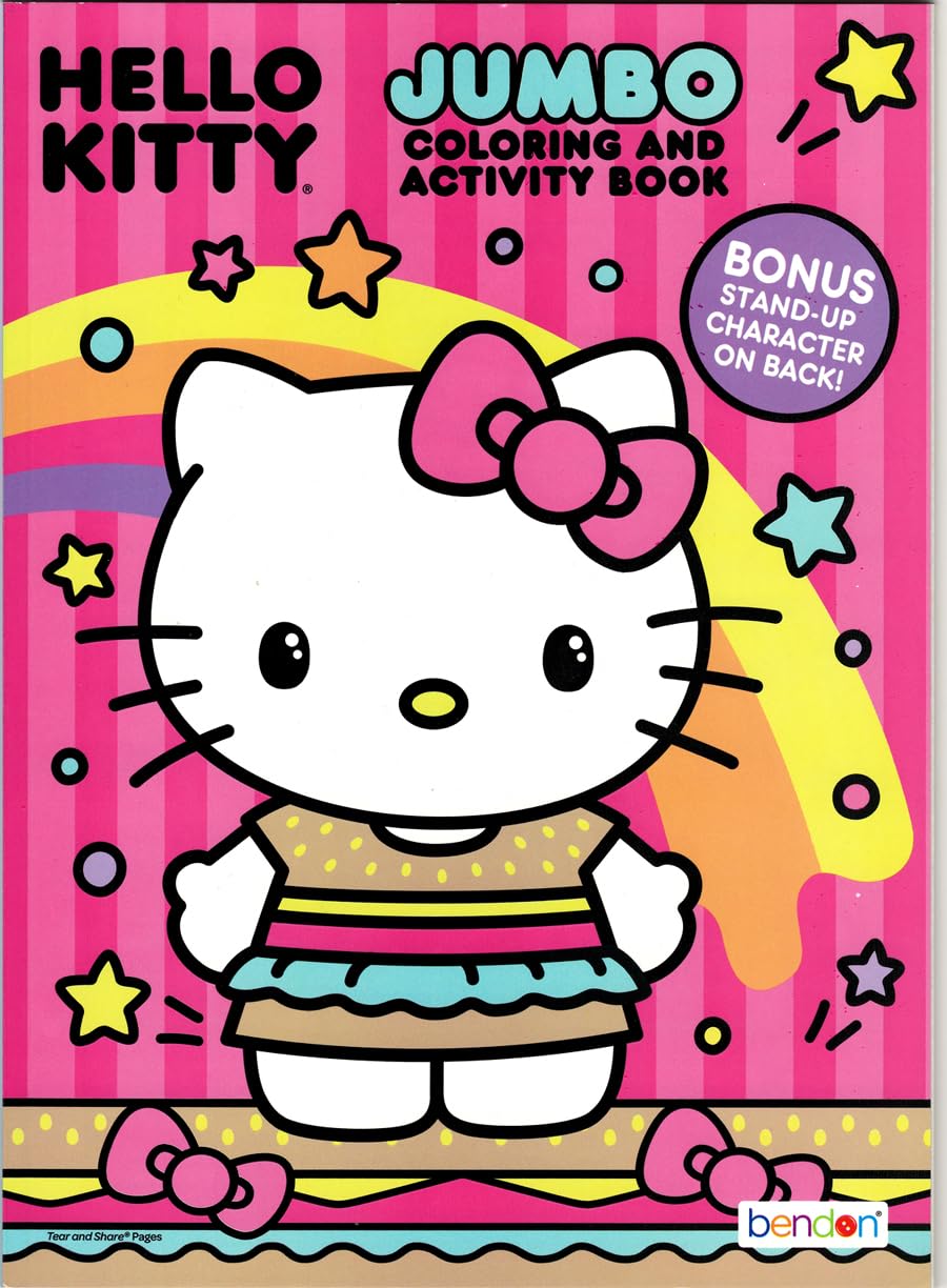 Hello Kitty Coloring Activity Book and Sticker Set for Kids