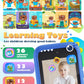 Prysyedawn Kids Smart Phone Toys, Christmas Birthday Gifts for Kids Age 3-8, Touchscreen Cell Phone for Kids with Dual Camera, M