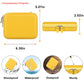 Elonbo Carrying Case for RG40XXV / RG405V Retro Handheld Game Console  Android Retro Handheld Gaming Travel Storage Cover Bag Linux System Games Organizer Holder  Mesh Pocket fits Cables  Yellow