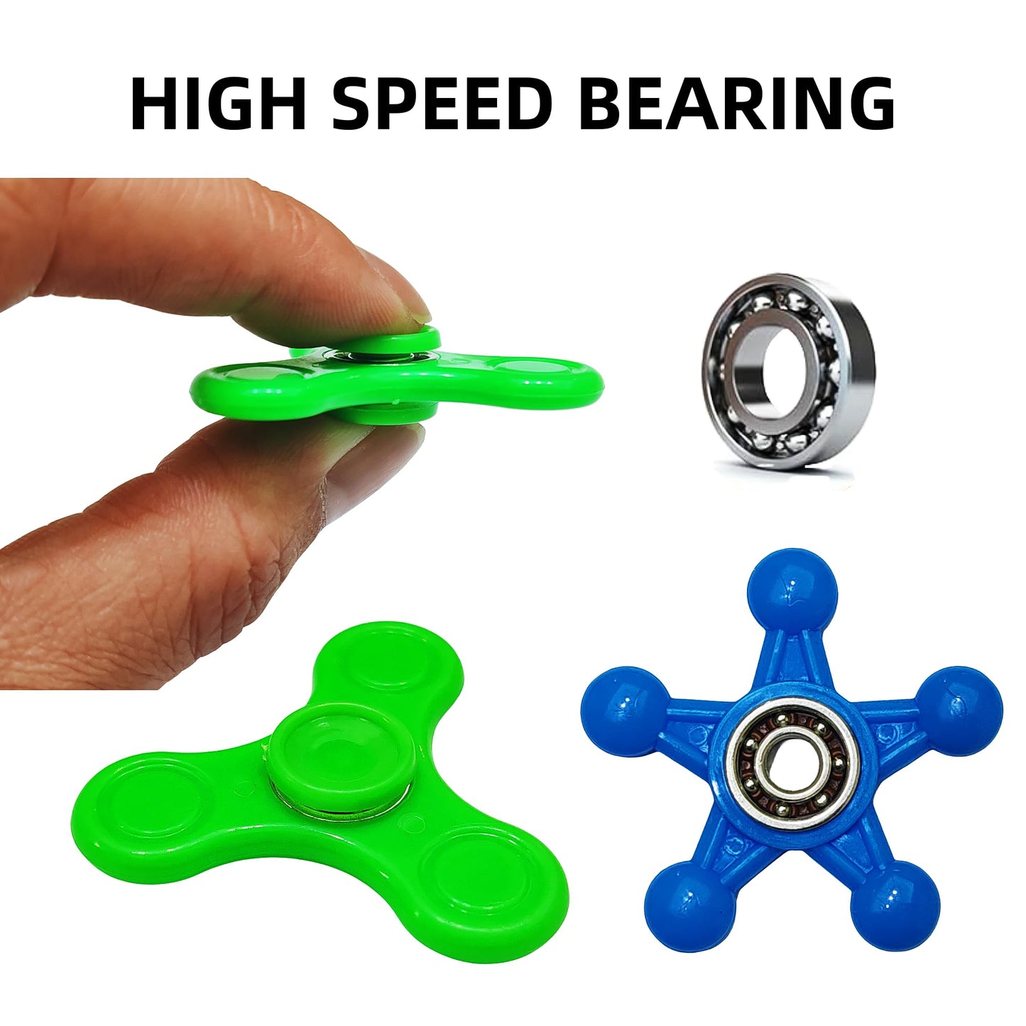 Nbguigdstr Fidget Spinners Bulk-Mini Fidget Spinner Toys For Kids Teens Adults Birthday Party Favors,Return Gifts,Goodie Bags St
