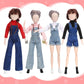 Geyoga 14 Pcs Doll Clothes And Accessories For 11.5 Inch Doll Accessories Doll Denim Cotton Doll Cloth Doll Pants Shoes Casual Wear Clothes Outfits(Stylish Style)