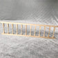 Sxfse Dollhouse Decoration Accessories,Miniature Fence Handrail 1:12 Mini Dollhouse Fence Cute House Mini Fence (Beige, 2 Pcs)