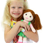Playtime By Eimmie 14' Soft Baby Doll For Girls (Allie) - Plush Rag Doll For Toddlers & Infants, Washable Stuffed Toy With Sensory Fabric Body - Great For Baby Showers, Birthdays & Special Occasions