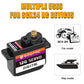GOUPRC 12G RC Digital Micro Servo of Metal Steel Gear with Orange Servo Mount Bracket & Servo Horn for Axial SCX24 1/24 RC Car U