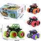 4 Pack Monster Truck Toys - Friction Powered Push and Go Toy Cars, Inertia Car Toy Set Stunt Toy Vehicles, Birthday Party Suppli
